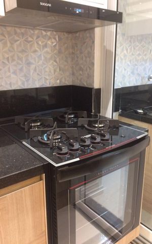 Apartamento à venda com 60m², 1 quarto e 2 vagas Apartamento à venda com 60m², 1 quarto e 2 vagasCozinha