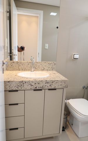 Apartamento para alugar com 102m², 3 quartos e 2 vagasBanheiro do Quarto 3