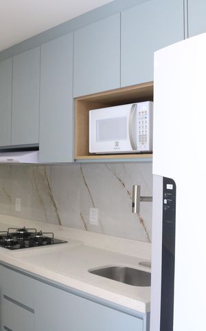 Apartamento à venda com 34m², 2 quartos e sem vagaCozinha e Área de Serviço