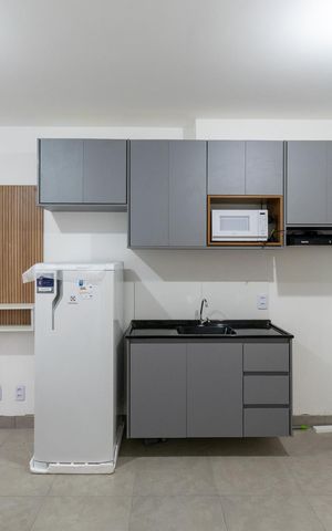 Apartamento para alugar com 27m², 1 quarto e sem vaga Apartamento para alugar com 27m², 1 quarto e sem vagaSala/Cozinha