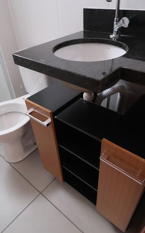 Apartamento para alugar com 64m², 2 quartos e 1 vagaBanheiro Social