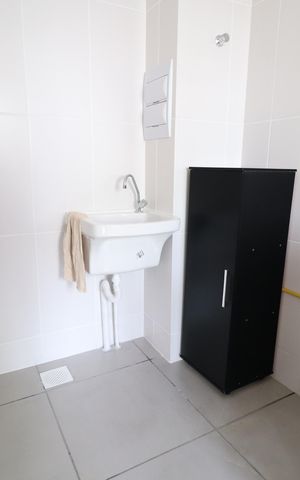 Apartamento para alugar com 64m², 2 quartos e 1 vagaCozinha e Área de Serviço