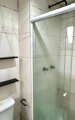 Apartamento à venda com 44m², 2 quartos e sem vaga Apartamento à venda com 44m², 2 quartos e sem vagaBanheiro