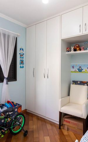 Apartamento à venda com 76m², 3 quartos e 2 vagasQuarto 2