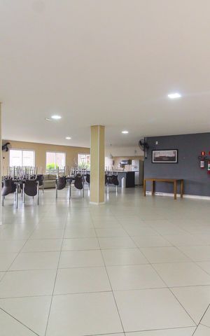 Apartamento à venda com 46m², 2 quartos e 1 vaga Apartamento à venda com 46m², 2 quartos e 1 vagaÁrea comum - Salão de festas