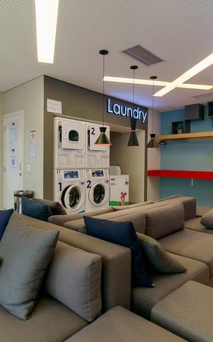 Studio à venda com 42m², 1 quarto e 1 vaga Studio à venda com 42m², 1 quarto e 1 vagaLavanderia