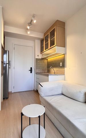 Apartamento para alugar com 24m², 1 quarto e sem vaga Apartamento para alugar com 24m², 1 quarto e sem vagaSala/Cozinha