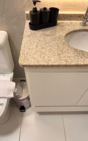Apartamento para alugar com 24m², 1 quarto e sem vaga Apartamento para alugar com 24m², 1 quarto e sem vagaBanheiro da Suíte