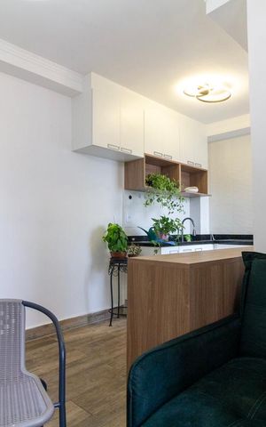 Apartamento à venda com 50m², 2 quartos e 1 vaga Apartamento à venda com 50m², 2 quartos e 1 vagaSala e Cozinha