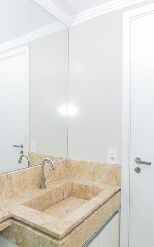 Apartamento à venda com 83m², 2 quartos e 1 vagaBanheiro Social