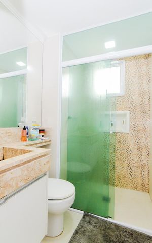 Apartamento à venda com 83m², 2 quartos e 1 vagaBanheiro da Suíte