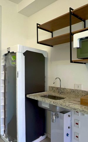Studio para alugar com 25m², 1 quarto e sem vaga Studio para alugar com 25m², 1 quarto e sem vagaCozinha