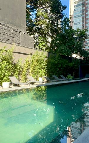 Studio para alugar com 25m², 1 quarto e sem vaga Studio para alugar com 25m², 1 quarto e sem vagaPiscina