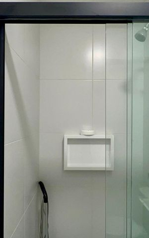 Studio para alugar com 25m², 1 quarto e sem vaga Studio para alugar com 25m², 1 quarto e sem vagaBanheiro