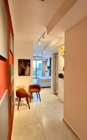 Studio para alugar com 34m², 1 quarto e sem vaga