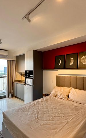 Studio para alugar com 34m², 1 quarto e sem vaga