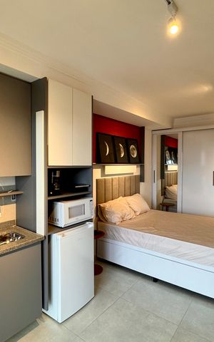 Studio para alugar com 34m², 1 quarto e sem vaga