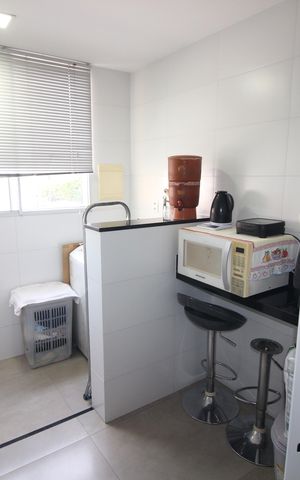 Apartamento à venda com 79m², 3 quartos e 2 vagasCozinha e Área de Serviço