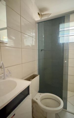 Apartamento para alugar com 48m², 2 quartos e 1 vaga Apartamento para alugar com 48m², 2 quartos e 1 vagaBanheiro
