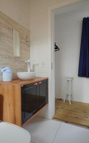 Casa para alugar com 124m², 3 quartos e 2 vagasBanheiro suíte 2