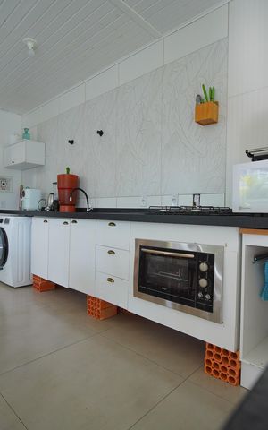 Casa para alugar com 124m², 3 quartos e 2 vagasCozinha