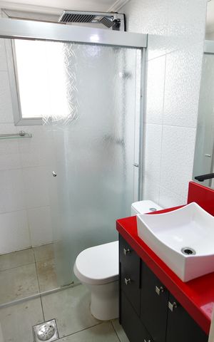 Apartamento à venda com 55m², 1 quarto e 1 vagaBanheiro