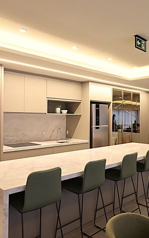 Studio para alugar com 26m², 1 quarto e sem vagaÁrea comum - Salão de festas