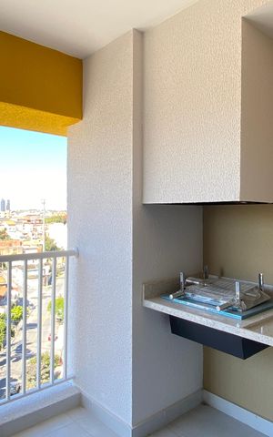 Apartamento à venda com 50m², 2 quartos e 1 vaga Apartamento à venda com 50m², 2 quartos e 1 vagaVaranda da Sala/Cozinha