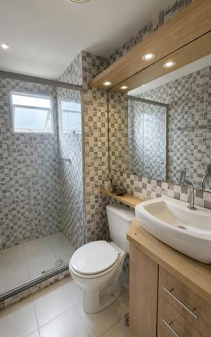 Apartamento para alugar com 50m², 2 quartos e 1 vaga Apartamento para alugar com 50m², 2 quartos e 1 vagaBanheiro