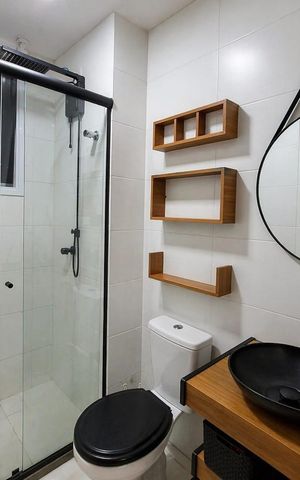 Apartamento à venda com 51m², 2 quartos e 1 vaga Apartamento à venda com 51m², 2 quartos e 1 vagaBanheiro