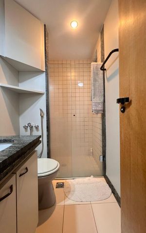 Apartamento para alugar com 89m², 1 quarto e 1 vaga Apartamento para alugar com 89m², 1 quarto e 1 vagaBanheiro