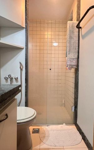 Apartamento para alugar com 89m², 1 quarto e 1 vaga Apartamento para alugar com 89m², 1 quarto e 1 vagaBanheiro