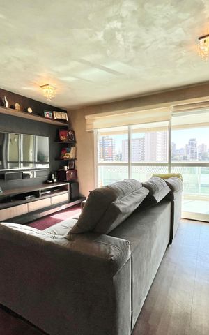 Apartamento à venda com 118m², 3 quartos e 3 vagas Apartamento à venda com 118m², 3 quartos e 3 vagasSala