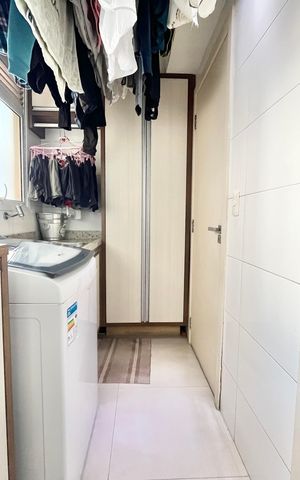 Apartamento à venda com 118m², 3 quartos e 3 vagas Apartamento à venda com 118m², 3 quartos e 3 vagasÁrea de Serviço