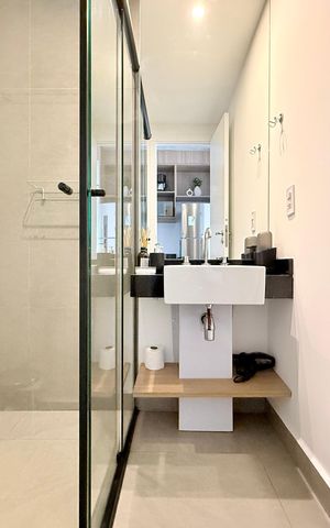 Apartamento à venda com 25m², 1 quarto e sem vaga Apartamento à venda com 25m², 1 quarto e sem vagaBanheiro