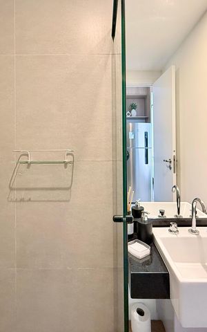 Apartamento à venda com 25m², 1 quarto e sem vaga Apartamento à venda com 25m², 1 quarto e sem vagaBanheiro