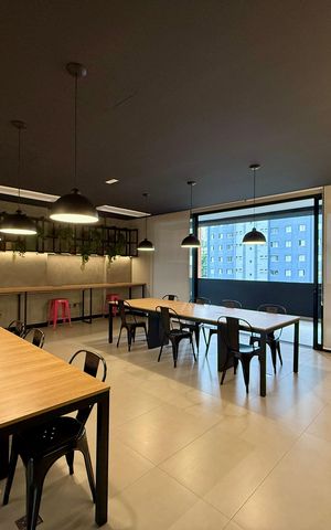 Apartamento à venda com 25m², 1 quarto e sem vaga Apartamento à venda com 25m², 1 quarto e sem vagaCoworking