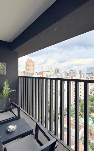 Apartamento à venda com 25m², 1 quarto e sem vaga Apartamento à venda com 25m², 1 quarto e sem vagaSacada