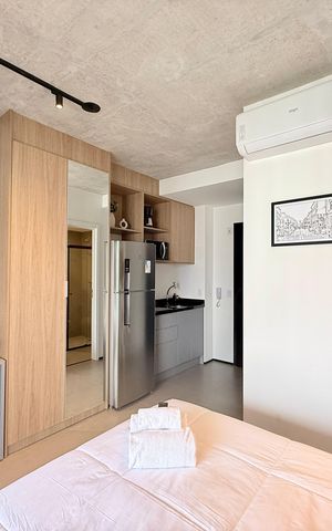 Apartamento à venda com 25m², 1 quarto e sem vaga Apartamento à venda com 25m², 1 quarto e sem vagaQuarto