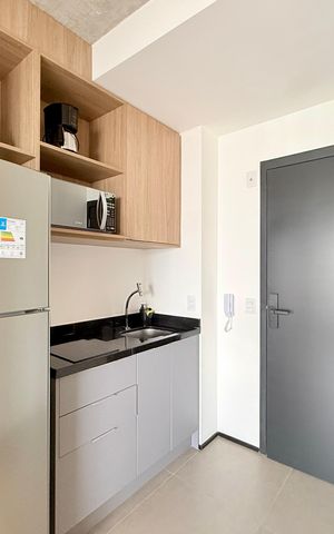 Apartamento à venda com 25m², 1 quarto e sem vaga Apartamento à venda com 25m², 1 quarto e sem vagaCozinha