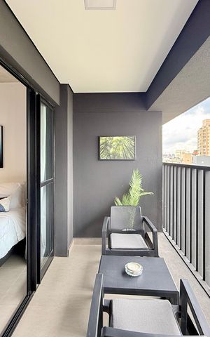 Apartamento à venda com 25m², 1 quarto e sem vaga Apartamento à venda com 25m², 1 quarto e sem vagaSacada