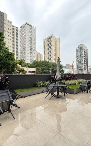 Apartamento à venda com 25m², 1 quarto e sem vaga Apartamento à venda com 25m², 1 quarto e sem vagaTerraço