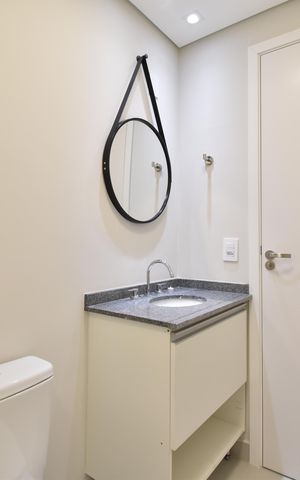 Studio para alugar com 28m², 1 quarto e sem vagaBanheiro 