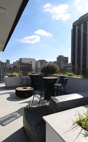 Apartamento para alugar com 28m², 1 quarto e sem vagaÁrea comum 