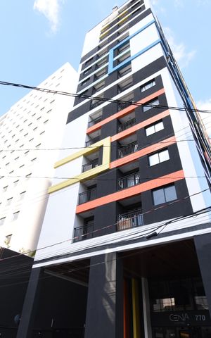 Apartamento para alugar com 28m², 1 quarto e sem vagaFachada do Prédio