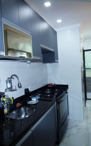 Apartamento à venda com 60m², 1 quarto e sem vagaCozinha