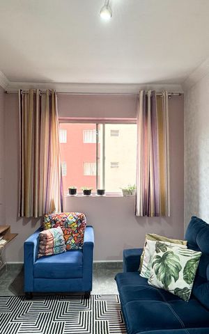 Apartamento à venda com 58m², 2 quartos e 1 vaga Apartamento à venda com 58m², 2 quartos e 1 vagaSala