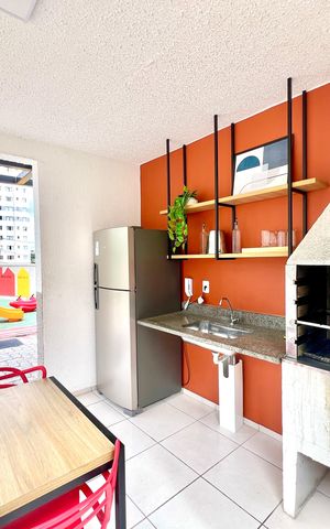 Apartamento para alugar com 55m², 2 quartos e 1 vaga Apartamento para alugar com 55m², 2 quartos e 1 vagaÁrea comum - Churrasqueira