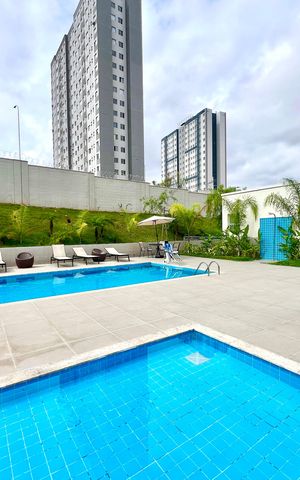 Apartamento para alugar com 55m², 2 quartos e 1 vaga Apartamento para alugar com 55m², 2 quartos e 1 vagaÁrea comum - Piscina