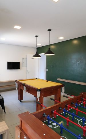 Apartamento à venda com 43m², 2 quartos e 1 vagaÁrea comum - Salão de jogos